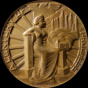 HK-467 1933 Century of Progress Seated Female 1933 SCD