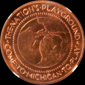 HK-473 1933 Century of Progress Michigan State SCD