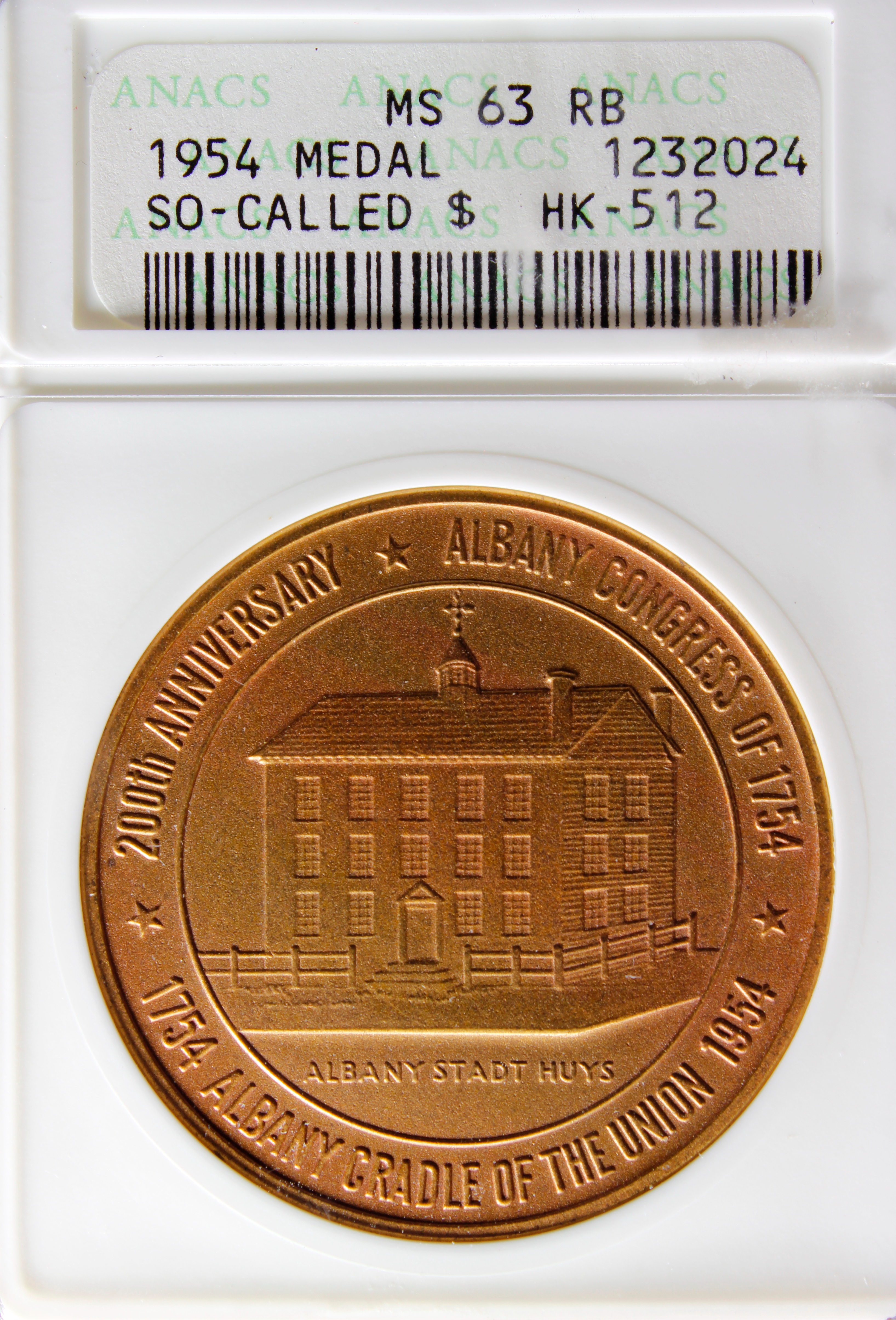 HK-512 1954 Cradle of the Union Celebration SCD