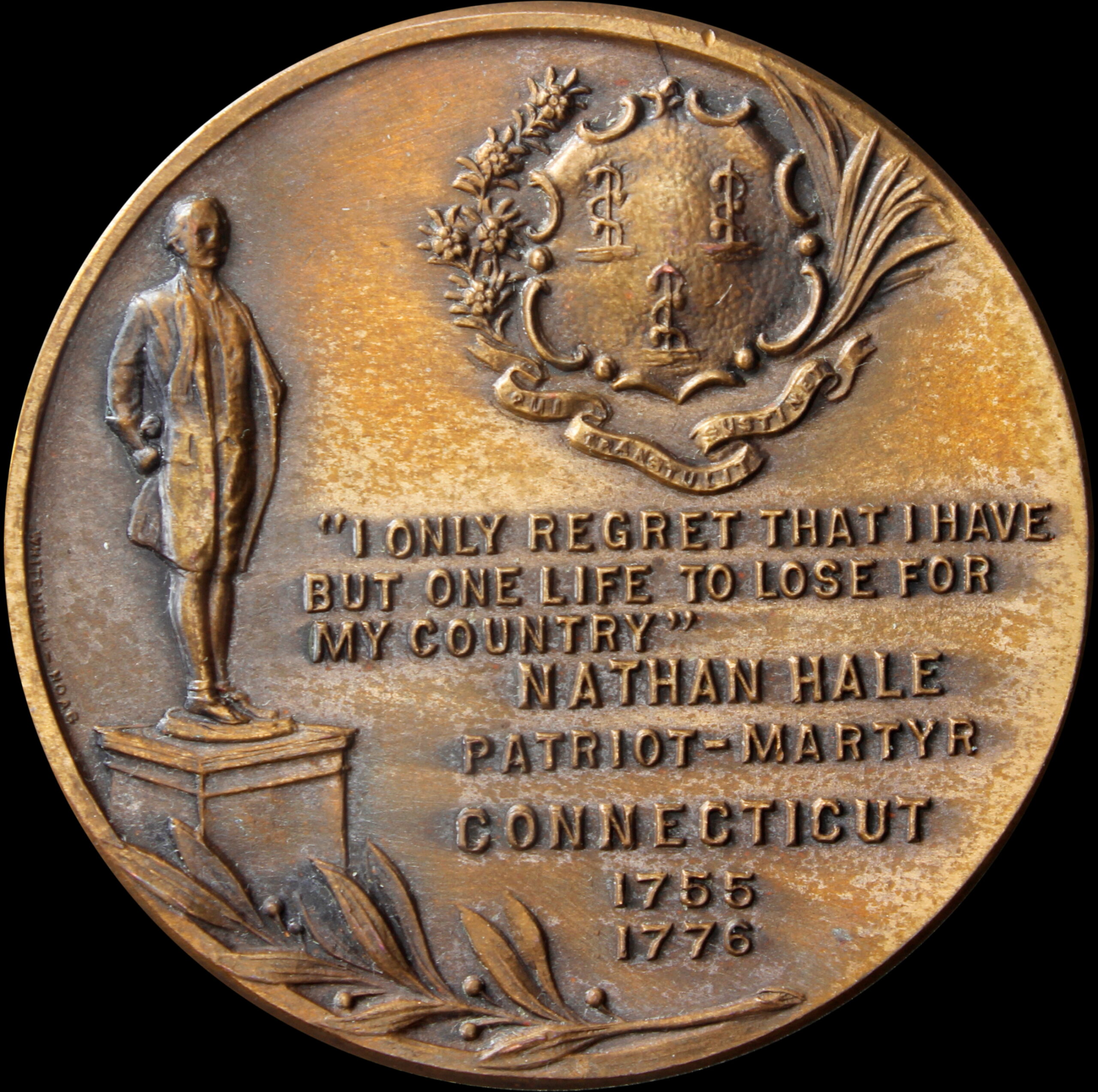 HK-456 1926 U.S. Sesquicentennial Connecticut SCD