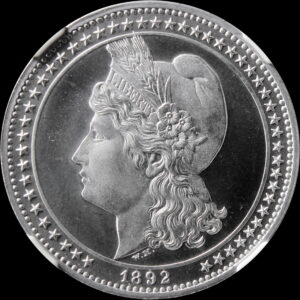 HK-222A 1892 Columbian Low Relief Liberty Head SCD