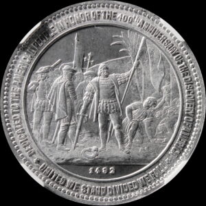 HK-222A 1892 Columbian Low Relief Liberty Head SCD