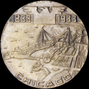 HK-467 1933 Century of Progress Seated Female 1933 SCD