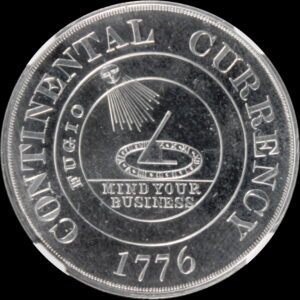 HK-854A 1961 Bowers Continental Dollar Restrike White Metal SCD