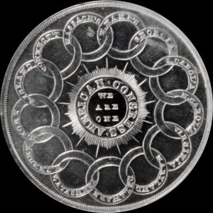 HK-854A 1961 Bowers Continental Dollar Restrike White Metal SCD