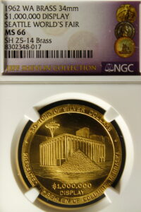 1962 Century 21 Exposition Low Relief Million Dollar Display SCD