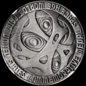 1962 Century 21 Exposition Official Antiqued Silver SCD