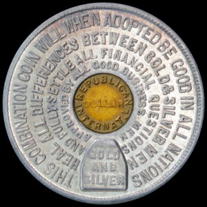 HK-835 1897 Bickford Dollar Mound of Gold SCD