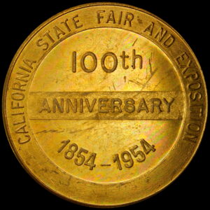 1954 California State Fair and Exposition Official Unlisted SCD