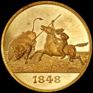 HK-283 1898 Trans-Mississippi Official Gold-Plated SCD