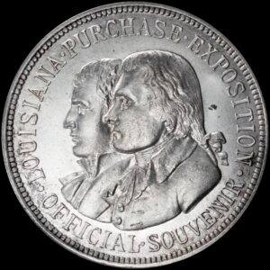 HK-299 1904 Louisiana Purchase Exposition Official SCD – Silver NO STAR