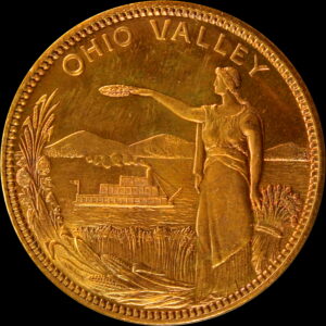 HK-394 1910 Ohio Valley Exposition Official SCD – Copper