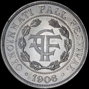 HK-653 1906 Cincinnati Fall Festival SCD – unlisted in German-Silver