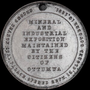 1891 Mineral and Industrial Exposition SCD