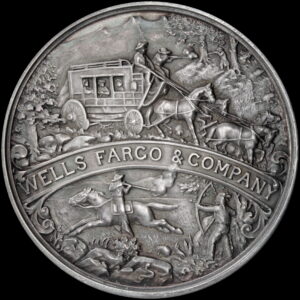 HK-296 1902 Wells Fargo Semicentennial SCD with Leather Case
