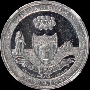 HK-168 1892 Columbian Exposition Chicago Day SCD – Plate Coin