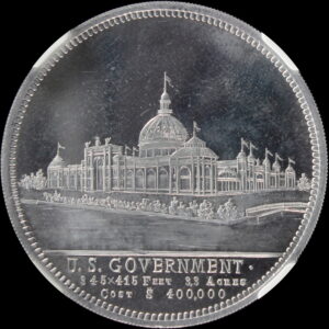 HK-183A 1893 Columbian Lauer U.S. Government & Mines and Mining Buildings SCD