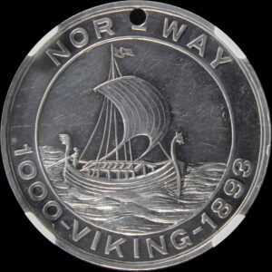 1893 Columbian Leif Erickson SCD – Plate Coin