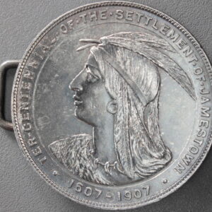 HK-344 1907 Jamestown Ter-Centennial Exposition Pocahontas Official SCD