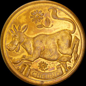 HK-464A 1933 Century of Progress A&P Carnival Cow SCD