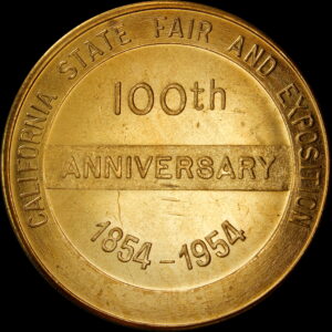 1954 California State Fair and Exposition Official Unlisted SCD
