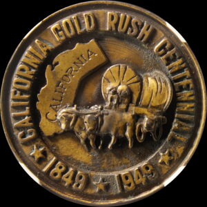 HK-501 1949 California Gold Rush Centennial SCD