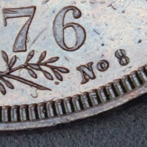 HK-72C 1876 Centennial American Colonies / Star Reverse SCD