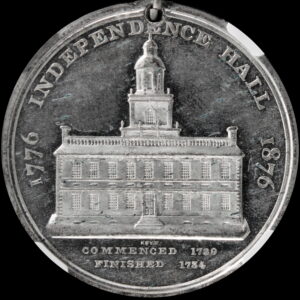 HK-26 1876 Centennial Liberty Bell Pointed 6 / Independence Hall SCD