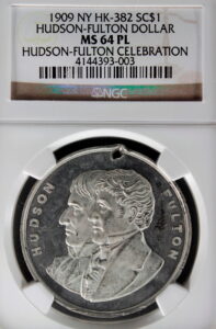 HK-382 1909 Hudson-Fulton Conjoined Busts SCD