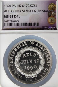 HK-617C 1890 Allegheny Semi-Centennial SCD