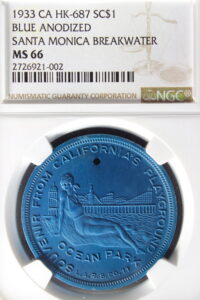 HK-687 1933 Santa Monica Breakwater Blue Anodized Aluminum SCD