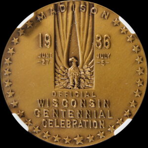 HK-696 1936 Wisconsin Territory Centennial SCD