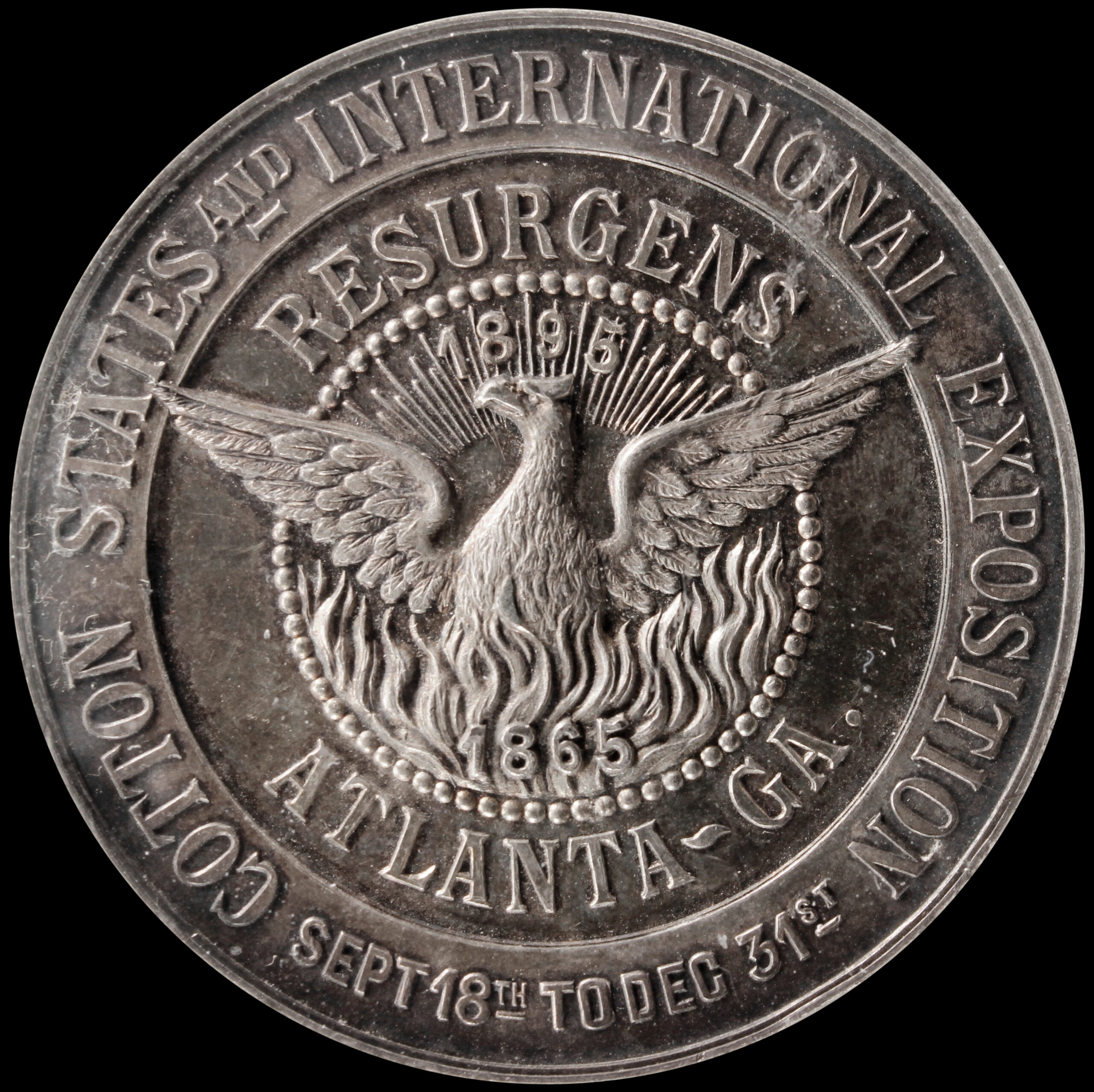 1895 Cotton States Exposition Atlanta Arising / Exposition View – SILVER