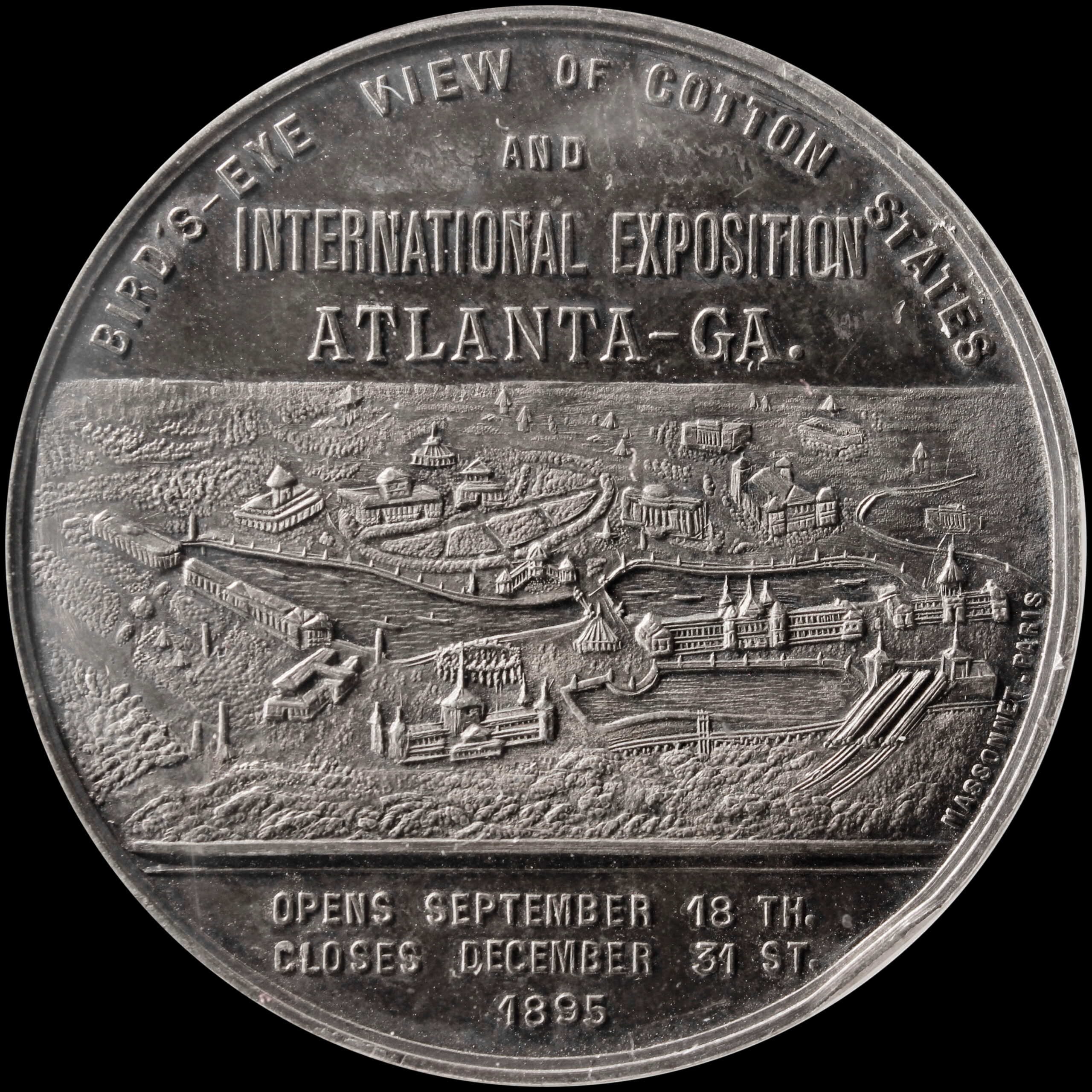1895 Cotton States Exposition Atlanta Arising / Exposition View – SILVER