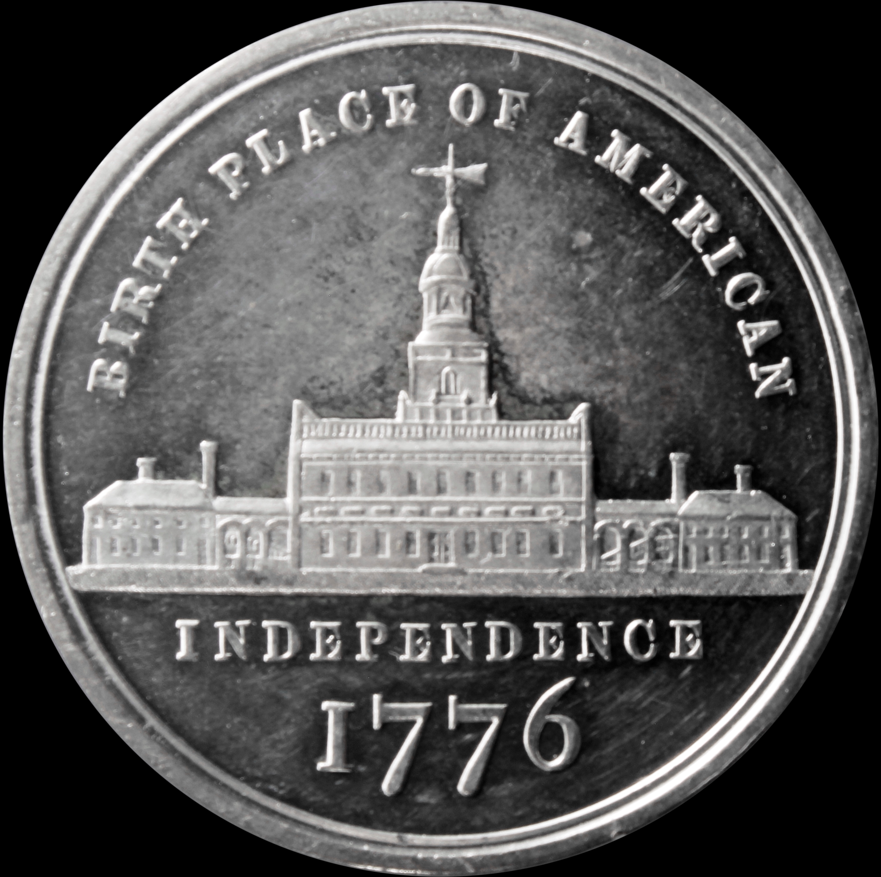 HK-45 1876 Centennial Washington Large Bust / Small Independence Hall SCD