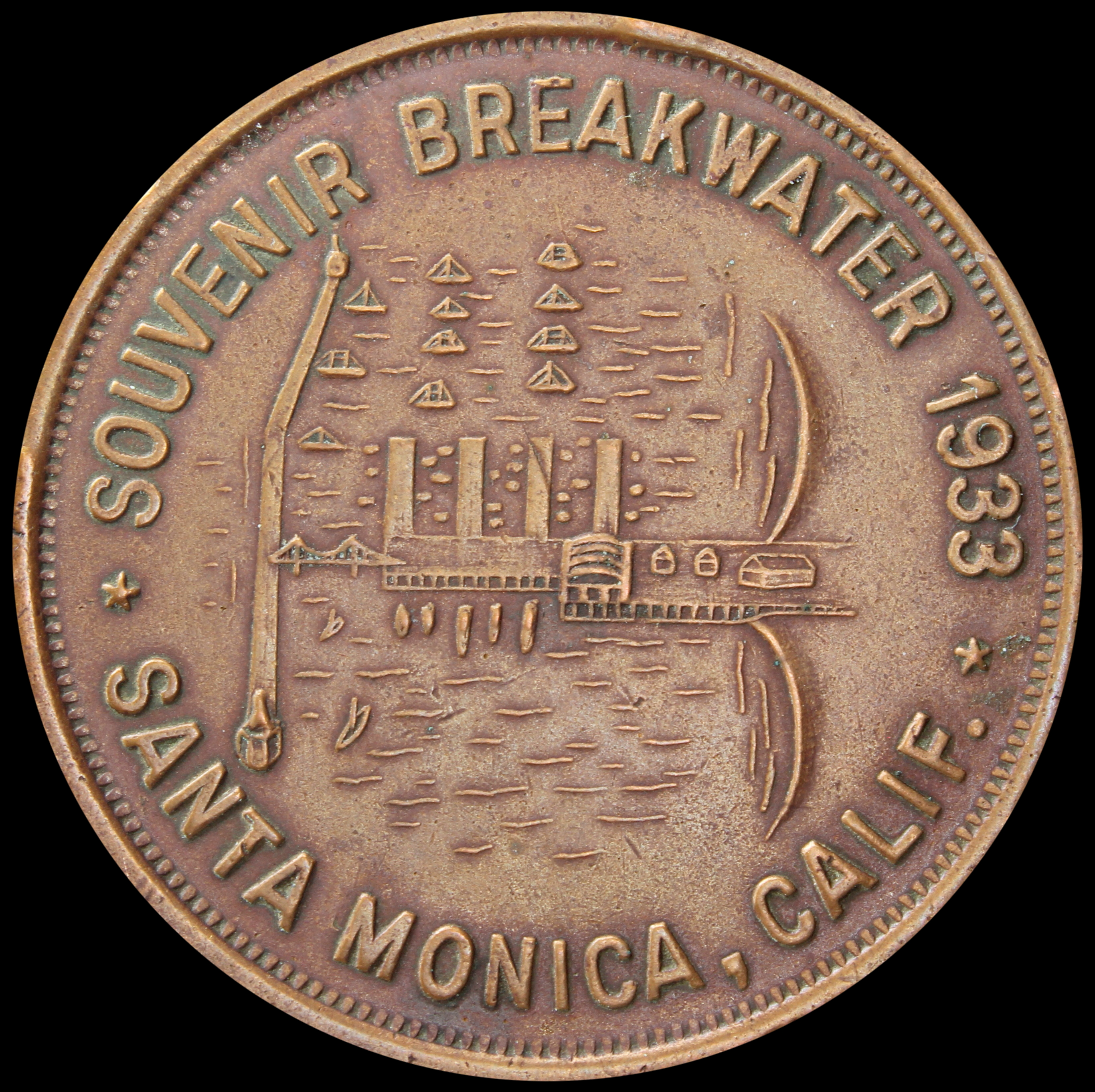 HK-682 1933 Santa Monica Breakwater SCD