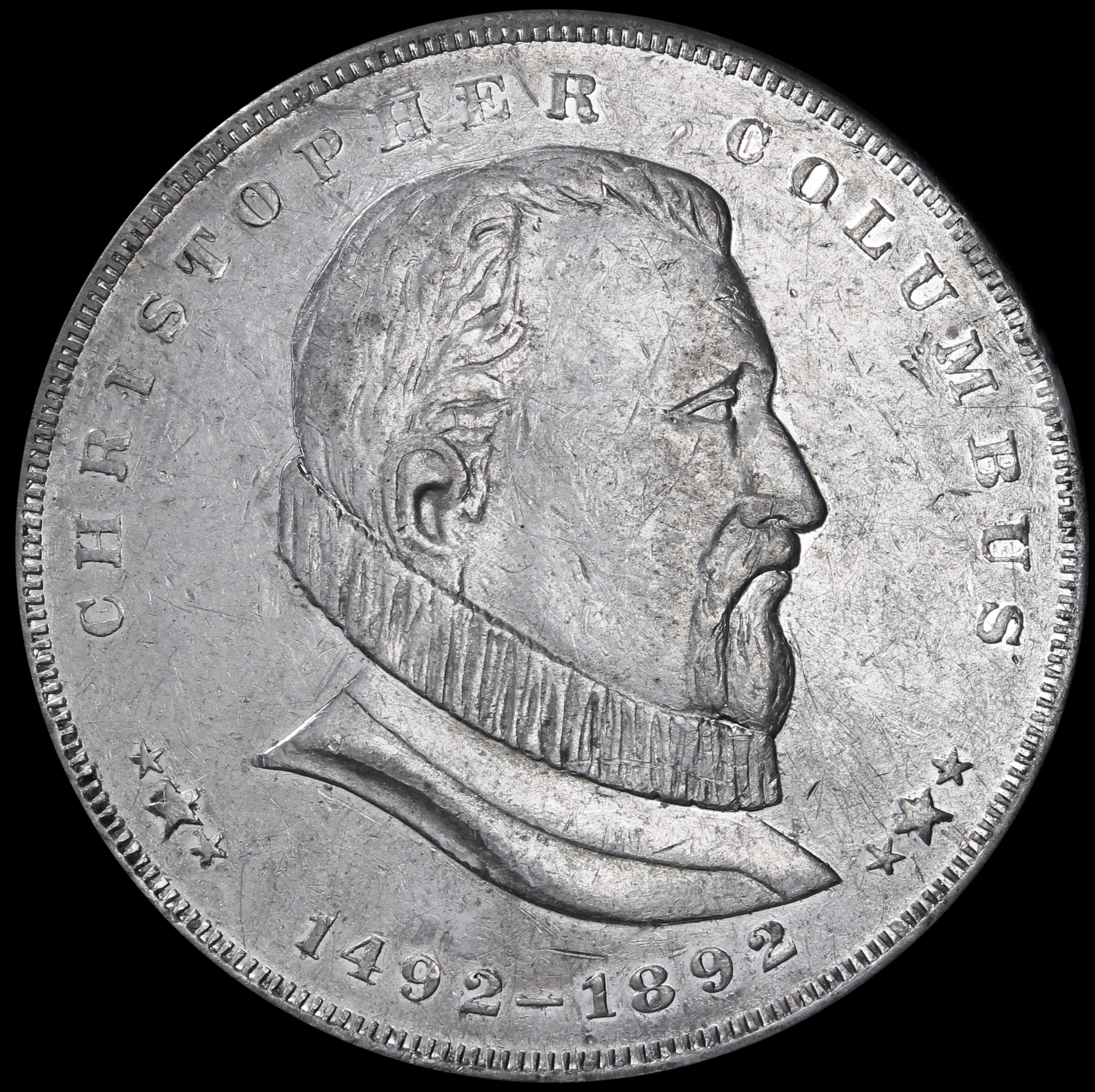 1893 Columbian Hanson Columbus High Collar with Administration Building SCD