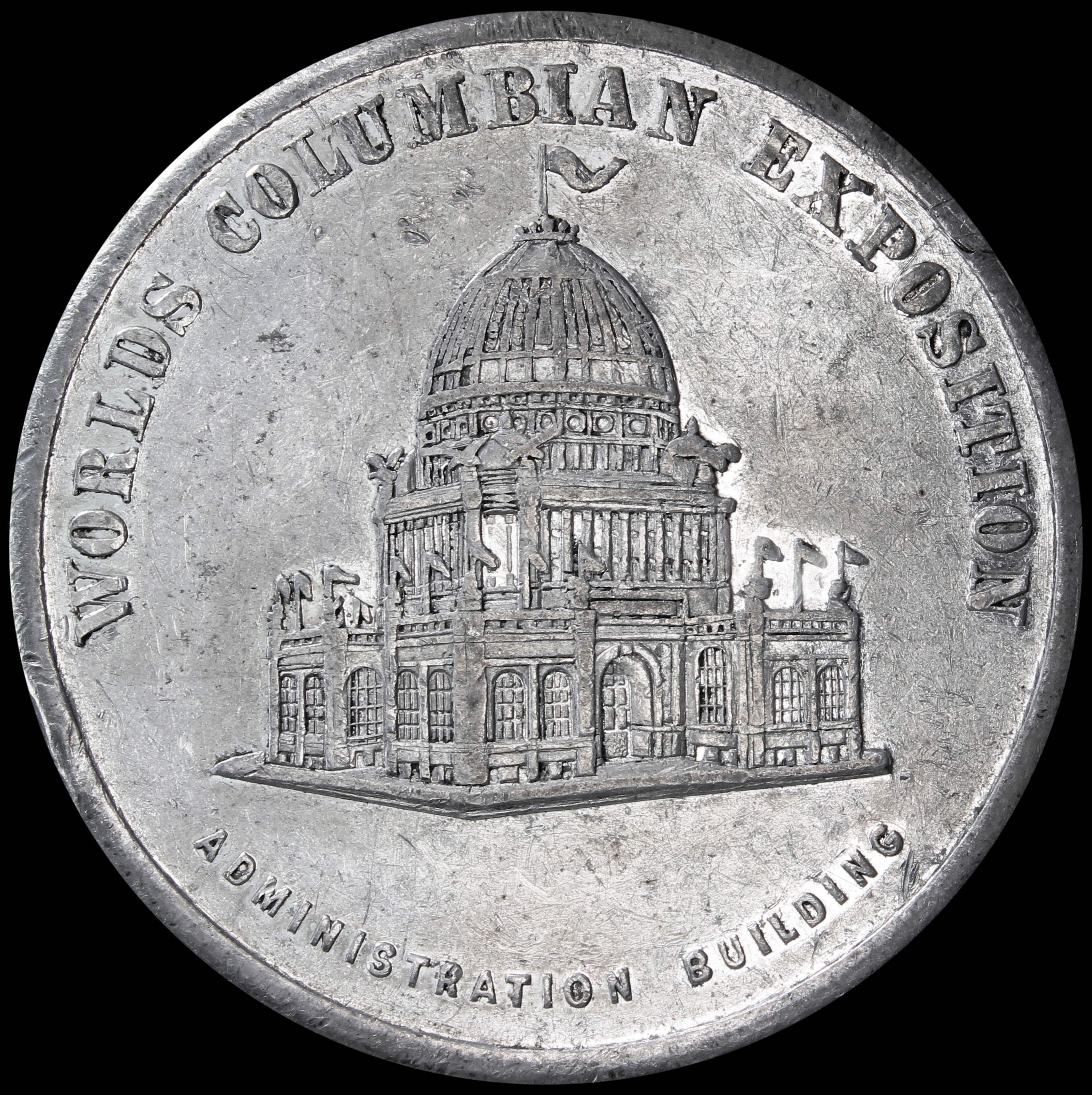 1893 Columbian Hanson Columbus High Collar with Administration Building SCD