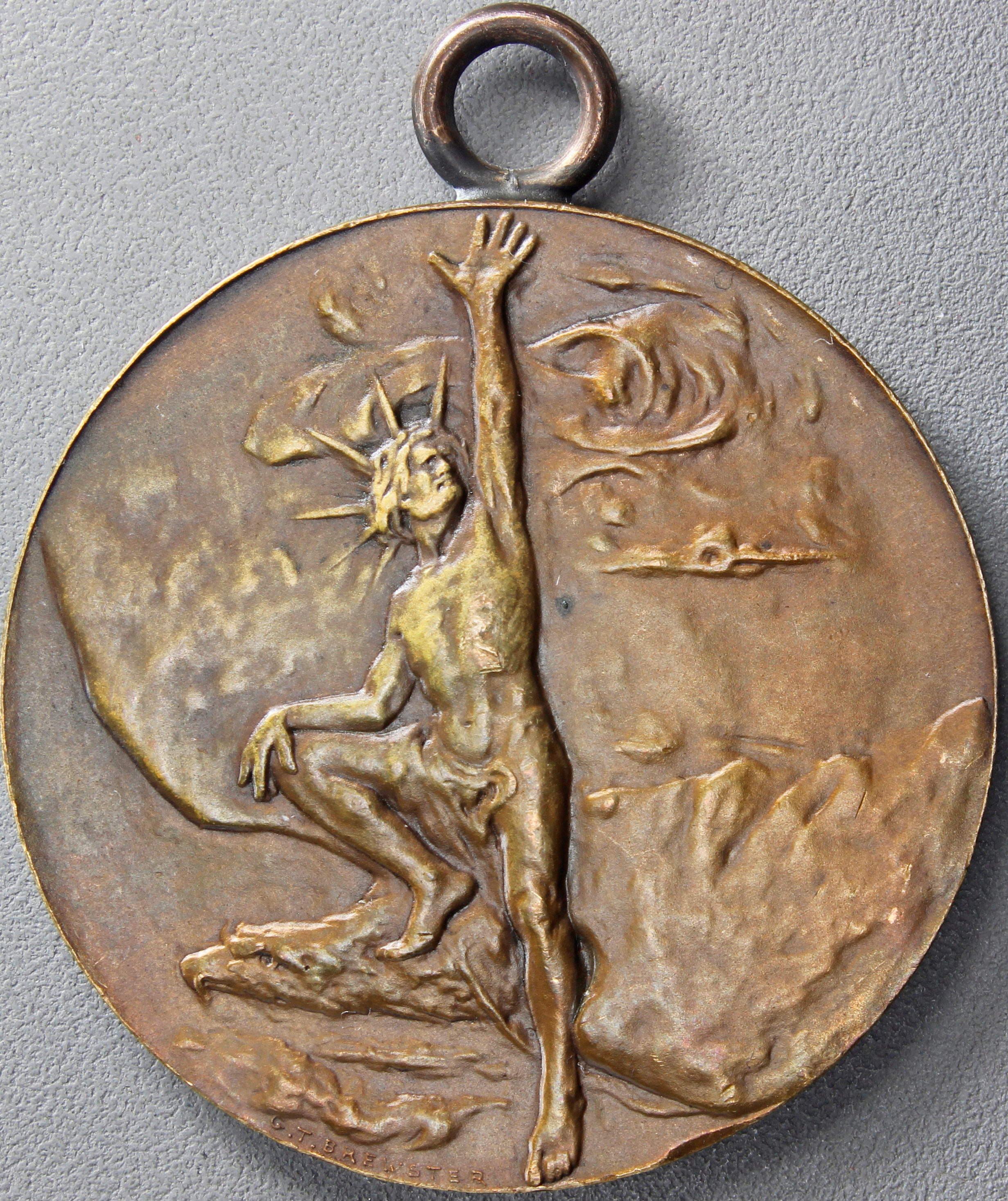 HK-288 1901 Pan-American Exposition Official “COPPER” SCD