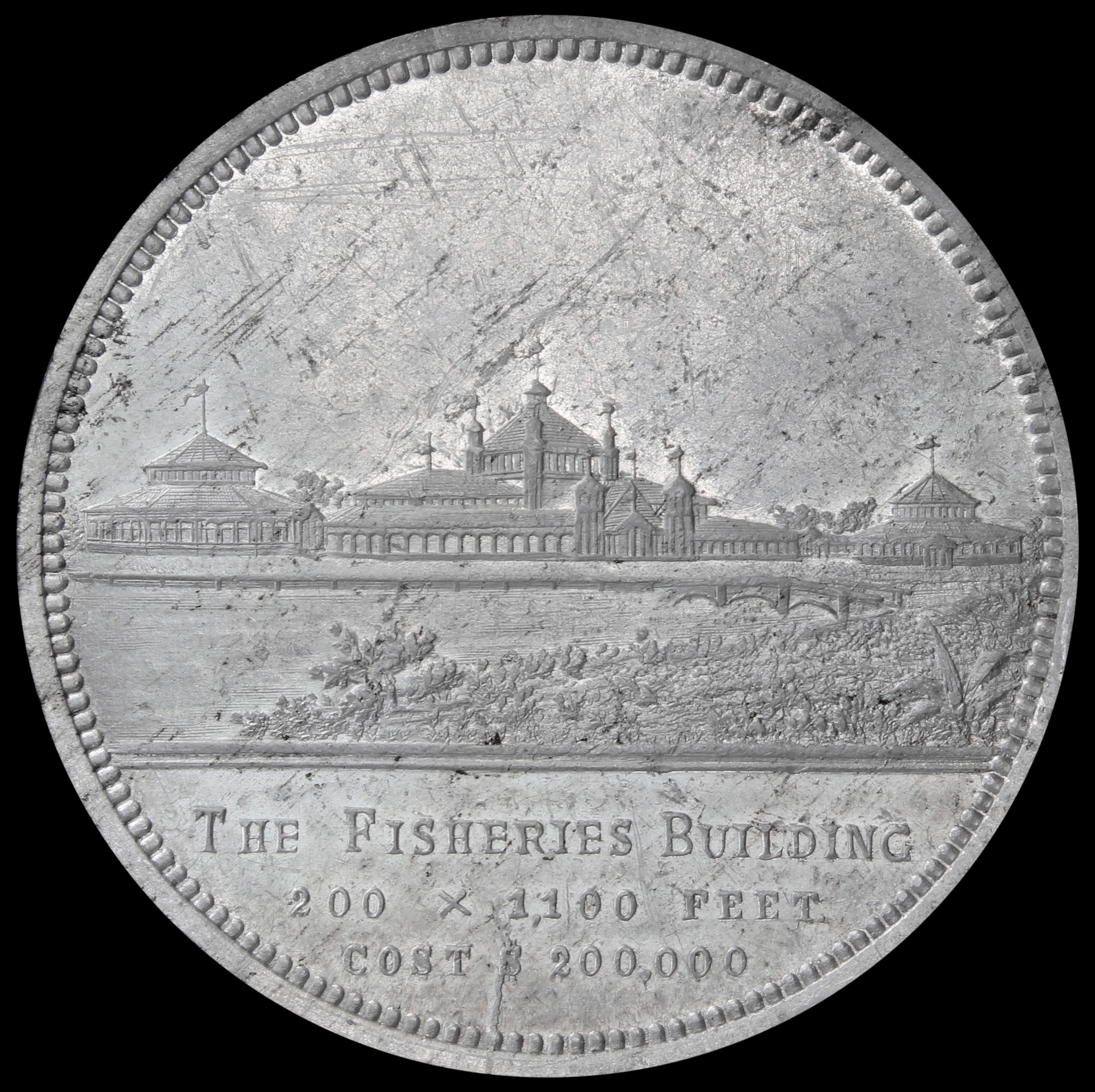 HK-195 1893 Columbian Lauer Fisheries Building SCD