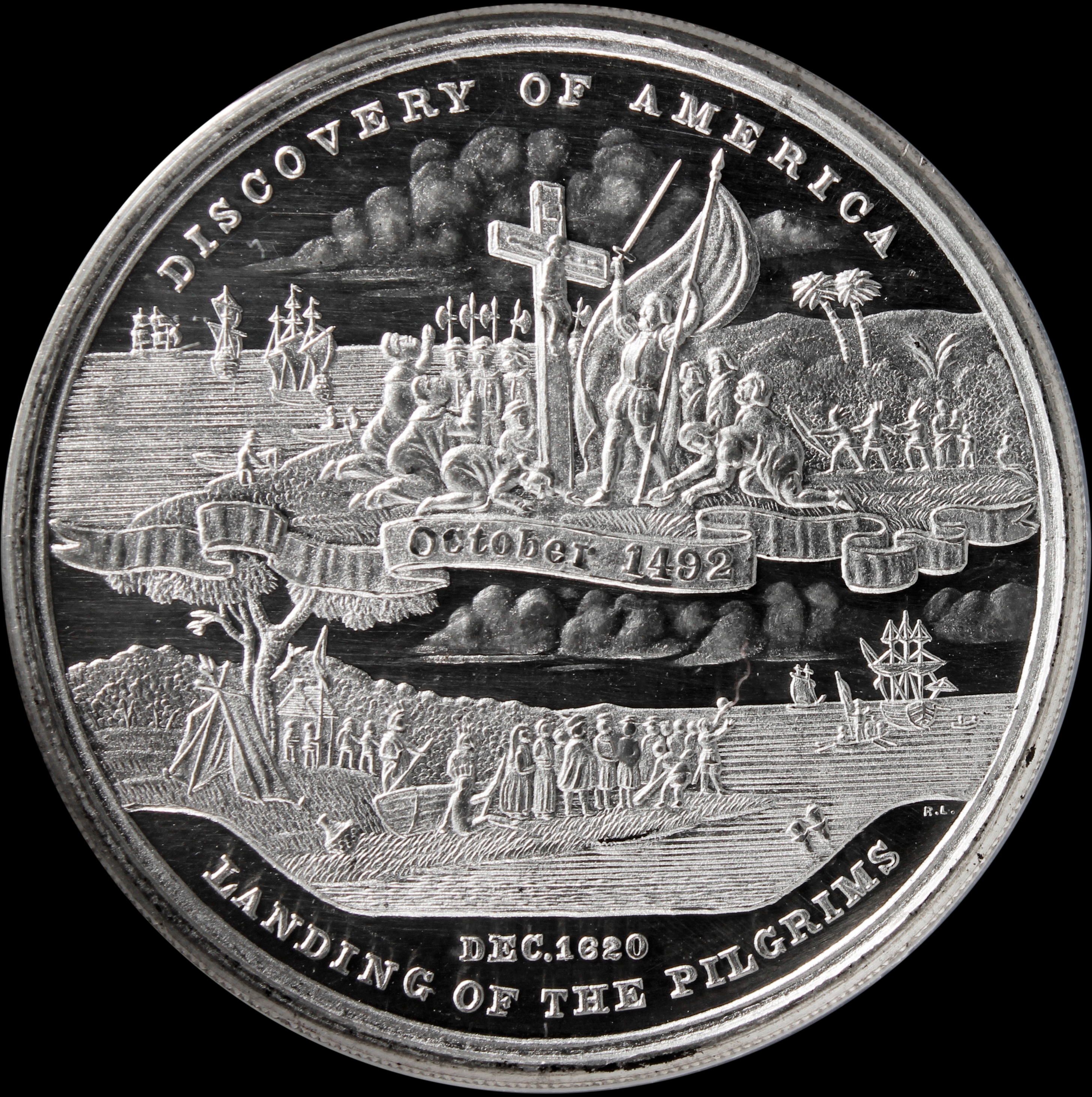 HK-157 1892 Columbian Exposition Declaration of Independence SCD