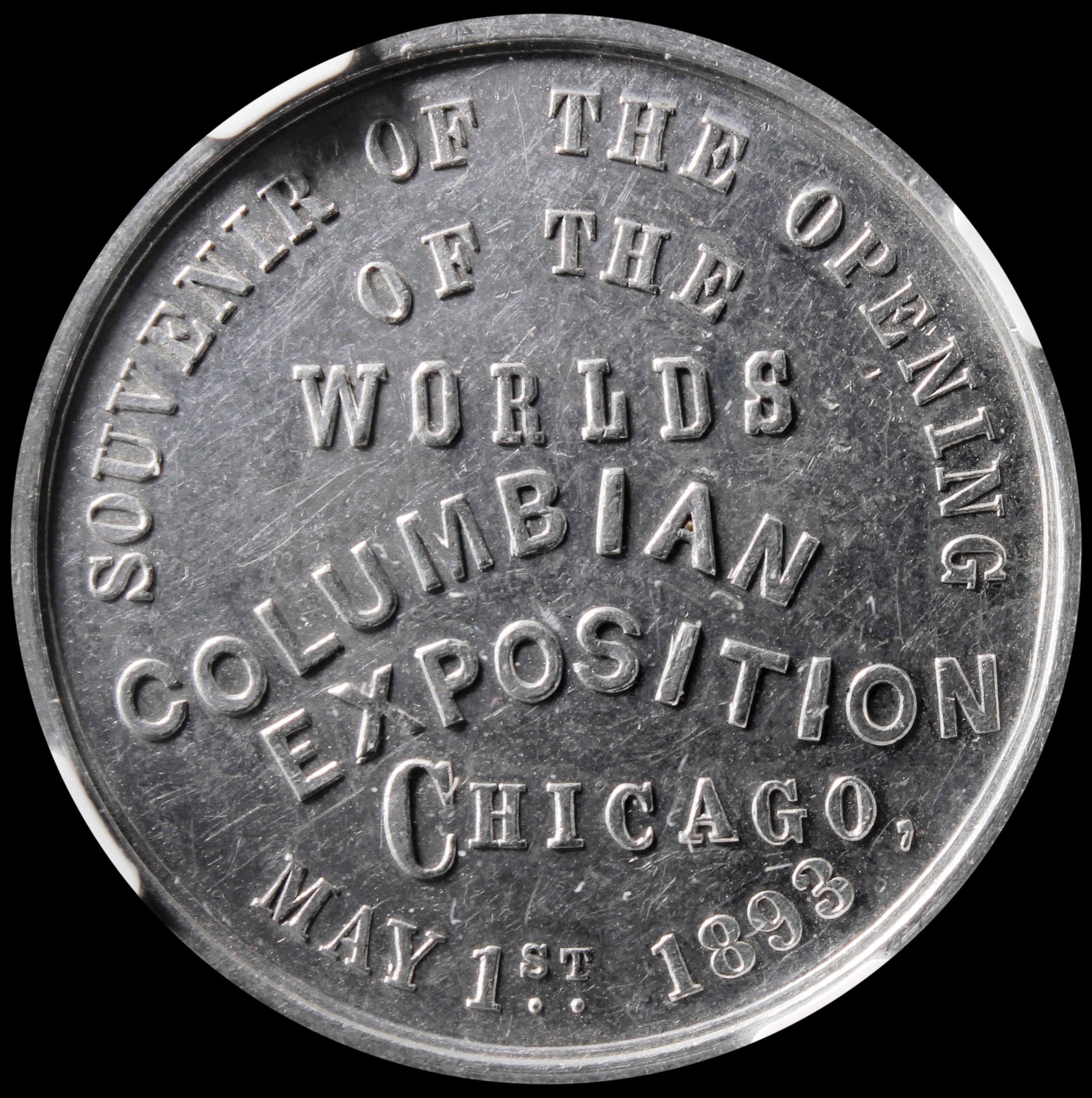 HK-164 1893 Columbian Exposition Opening Souvenir SCD