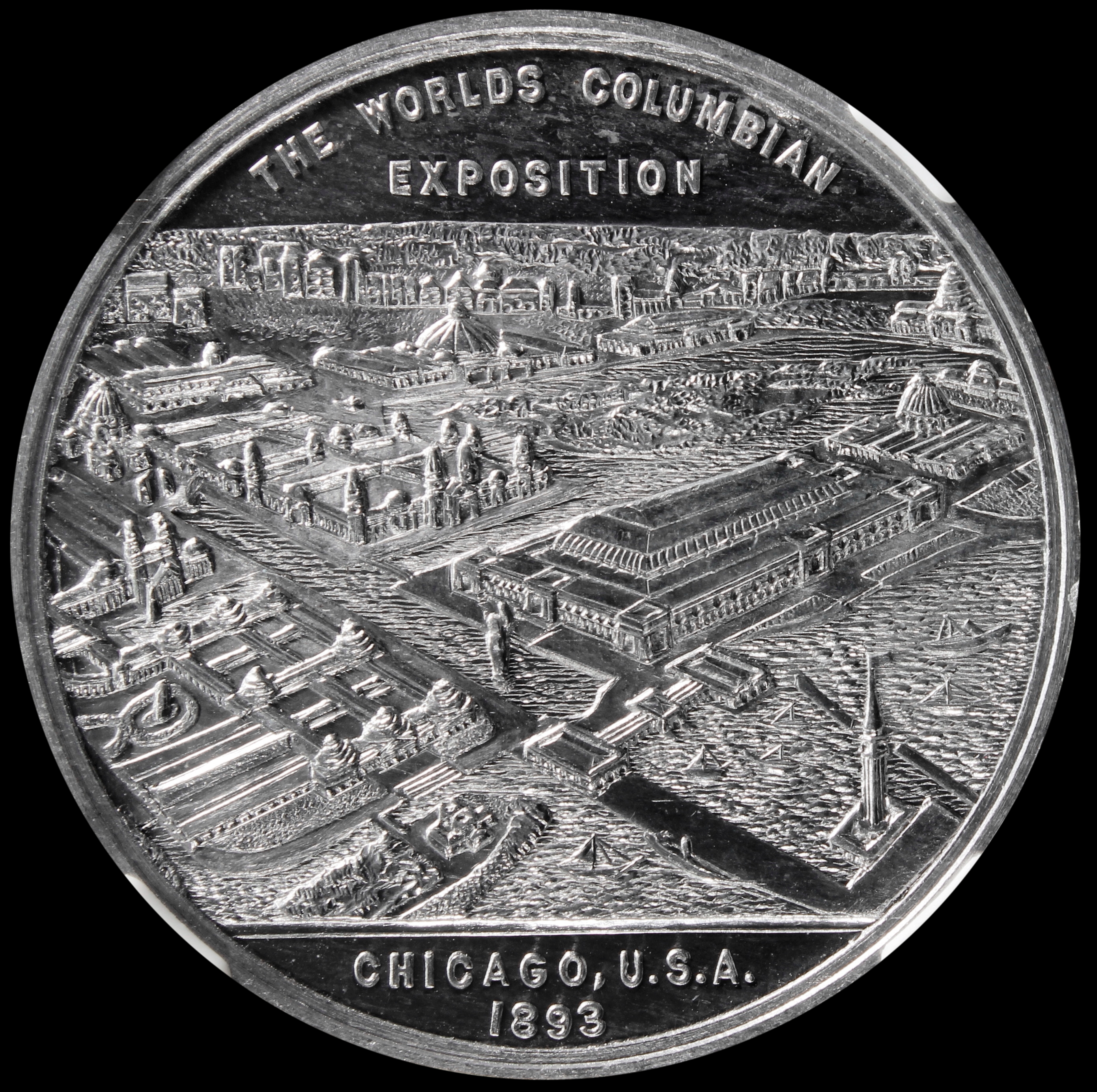 HK-167 1893 Columbian Hanson Santa Maria with Aerial View SCD