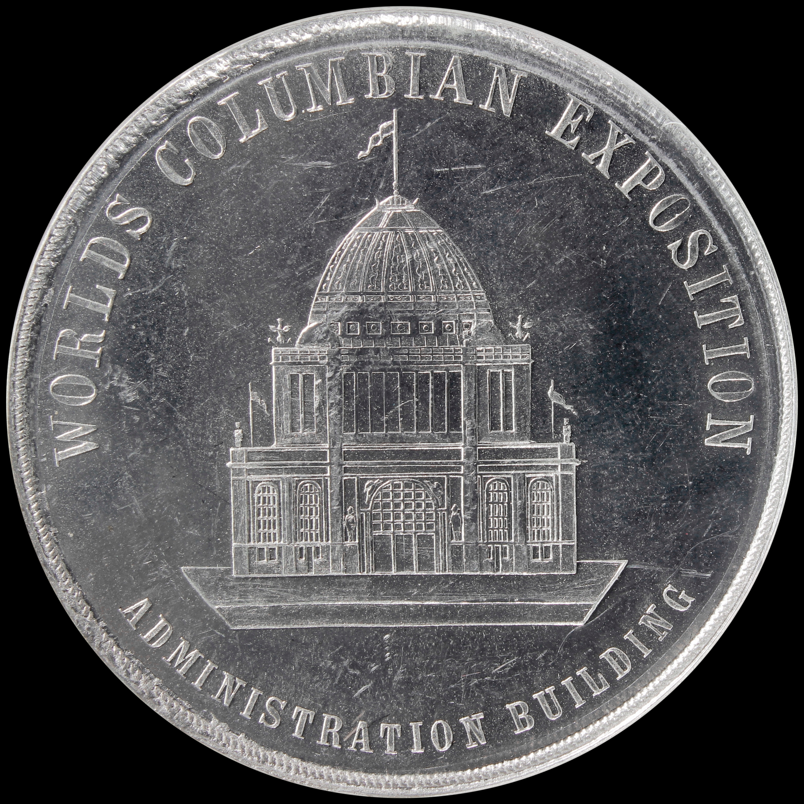 HK-170 1893 Columbian Ferris Wheel with Banner Above with Administration Building SCD