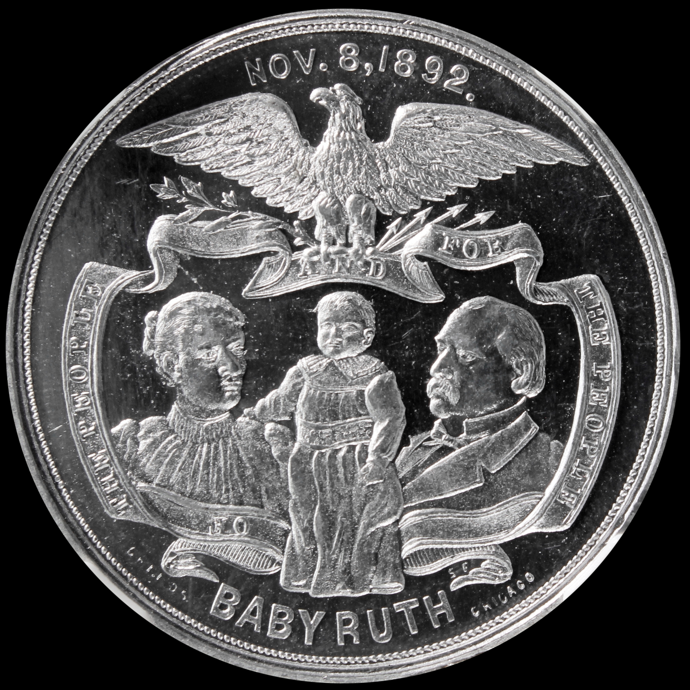 HK-241 1893 Columbian Childs Trinity Of Heroes / Baby Ruth SCD