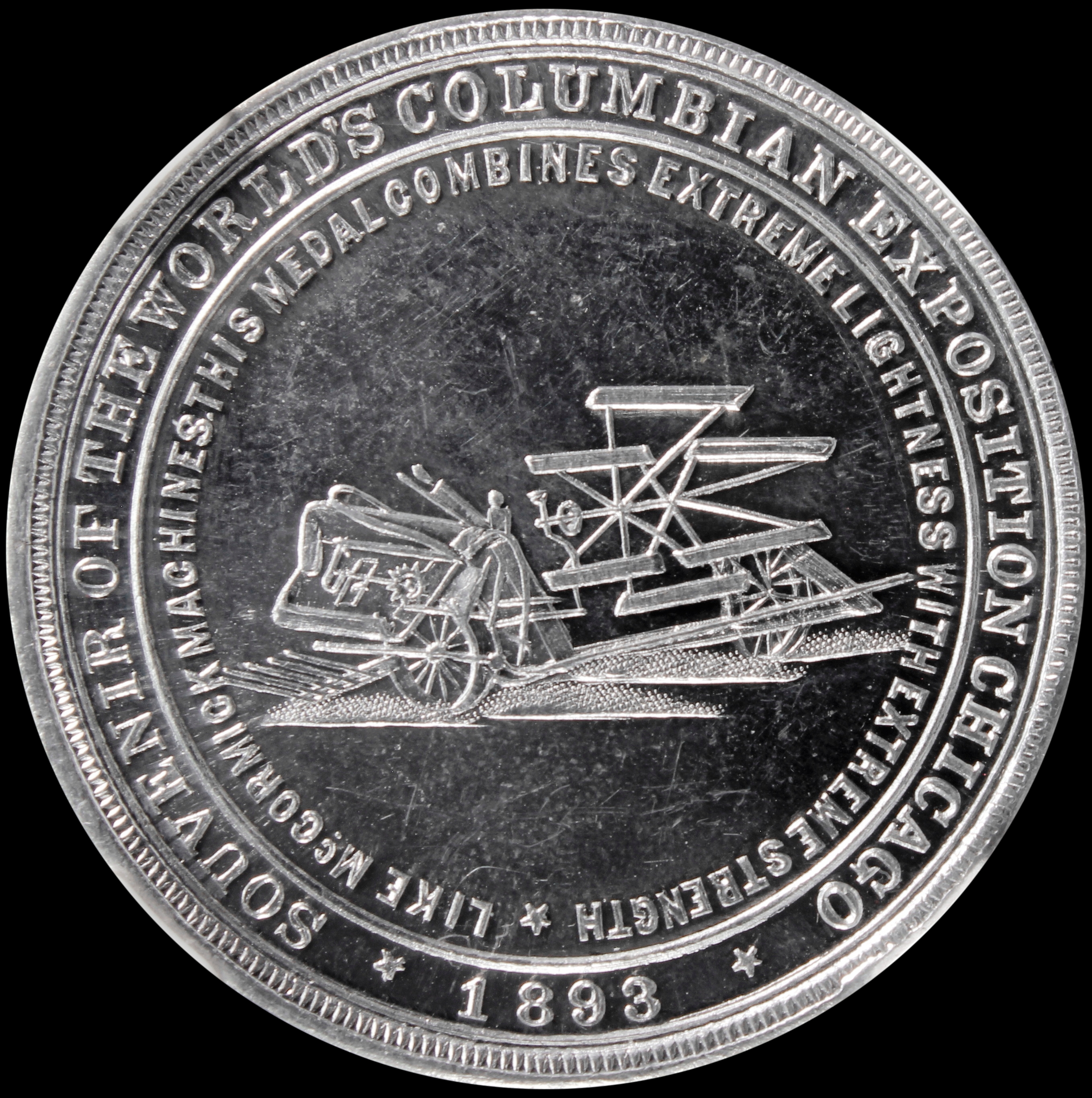 HK-243 1893 Columbian McCormick Reaper “Type 2” SCD