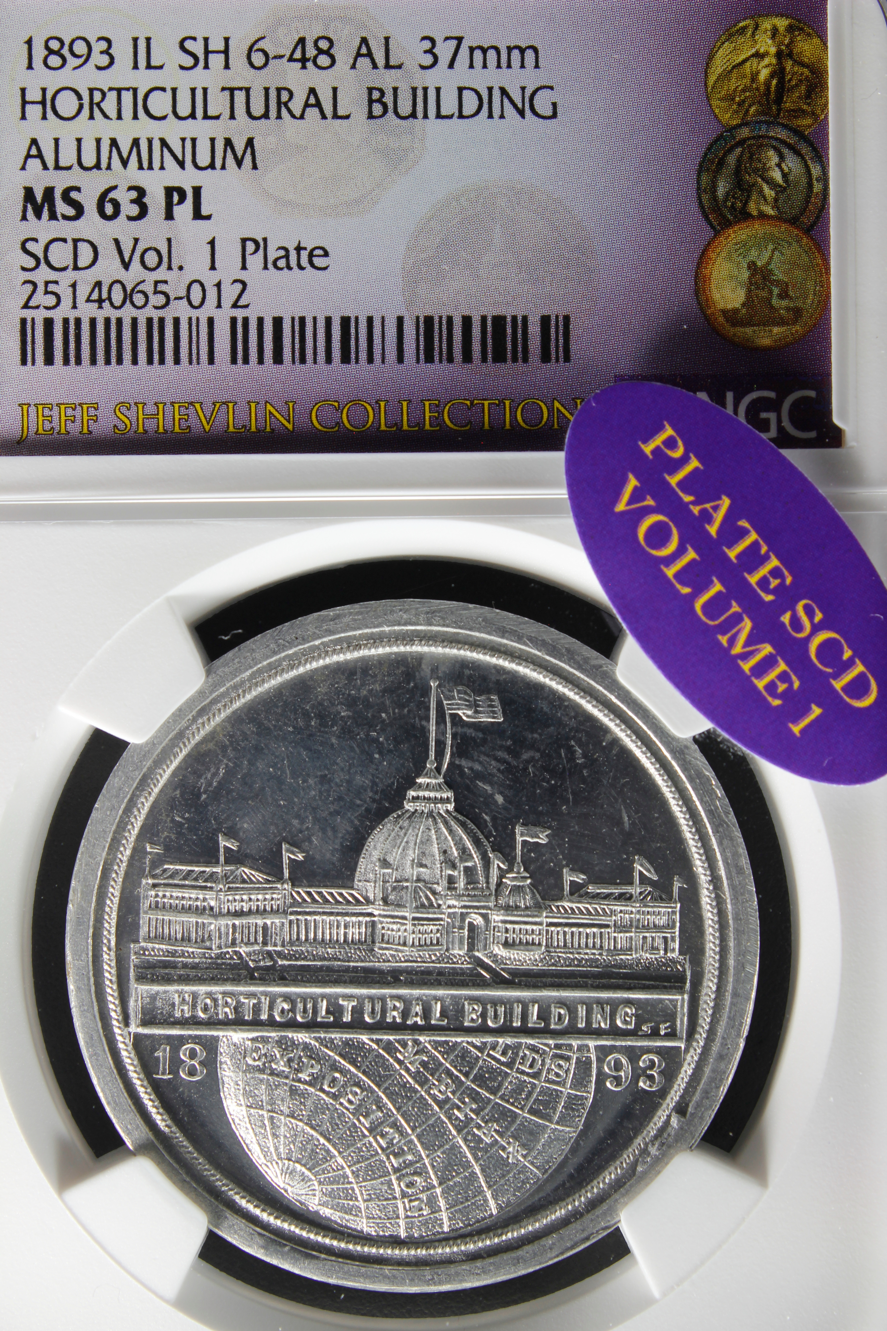 1893 Columbian Childs Horticultural Building / Ornate Aluminum SCD
