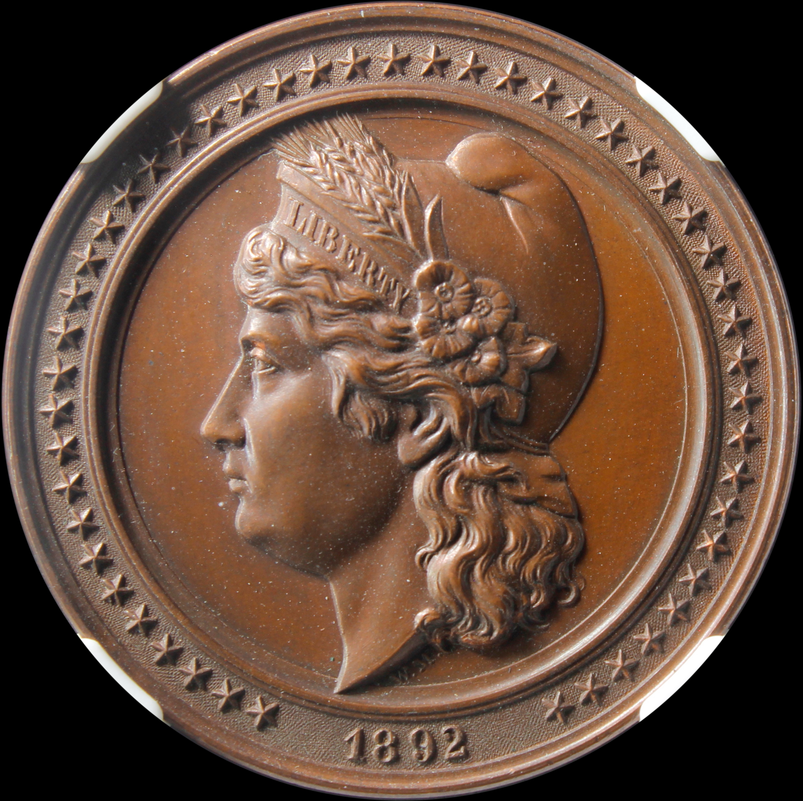 HK-220 1893 Columbian High Relief Liberty Head SCD