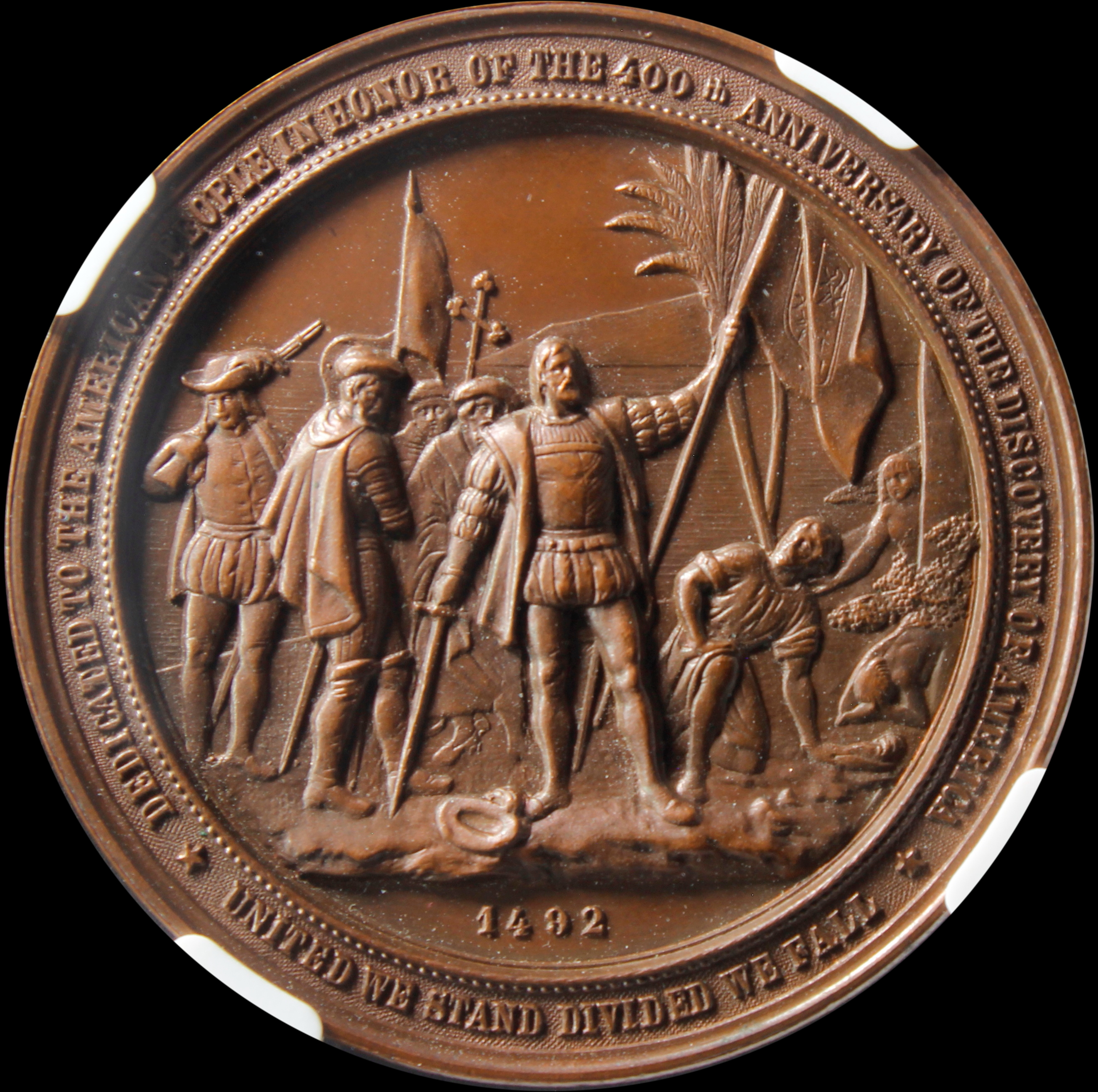 HK-220 1893 Columbian High Relief Liberty Head SCD