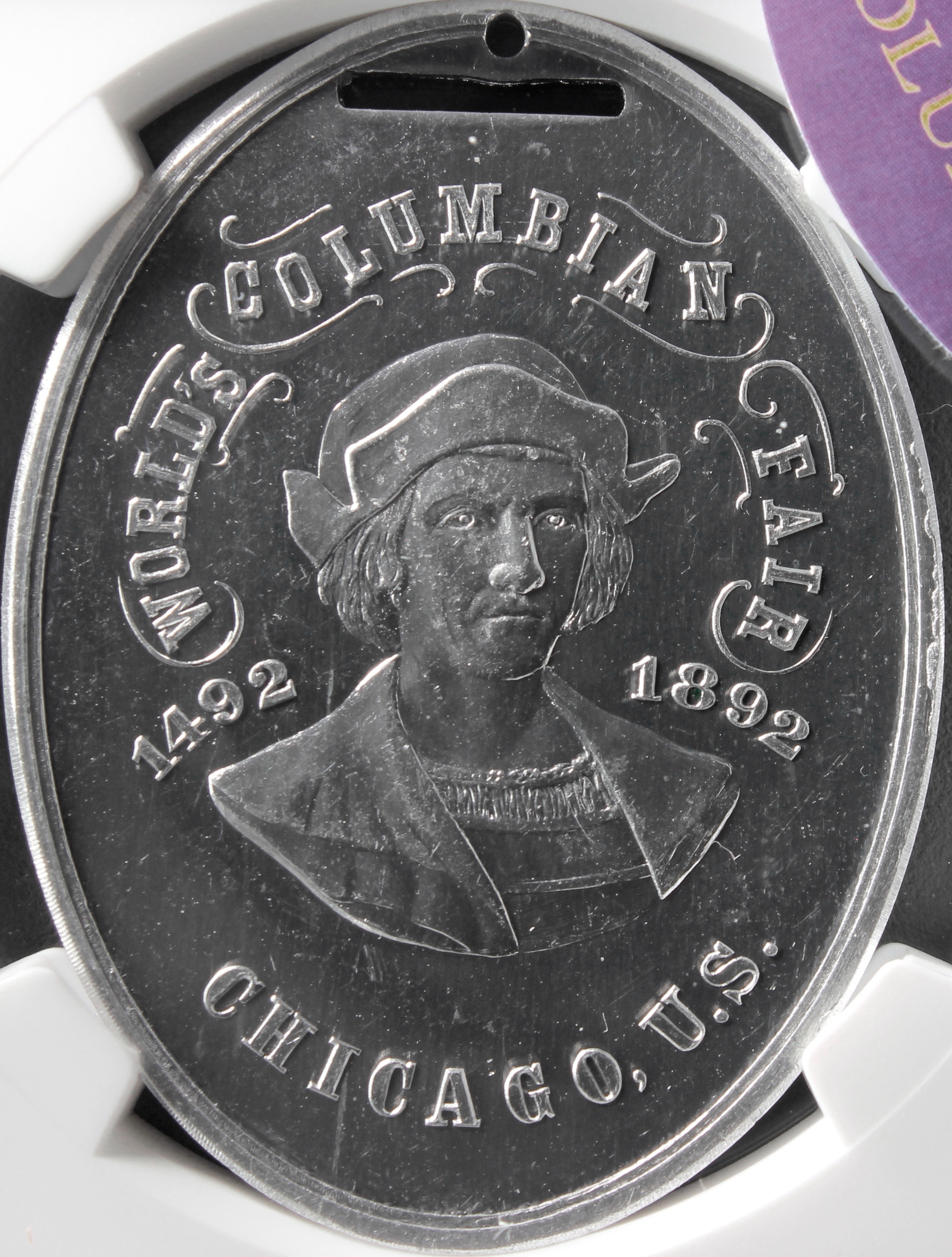 HK-229 1893 Columbian Oval the Miner’s Bonanza SCD
